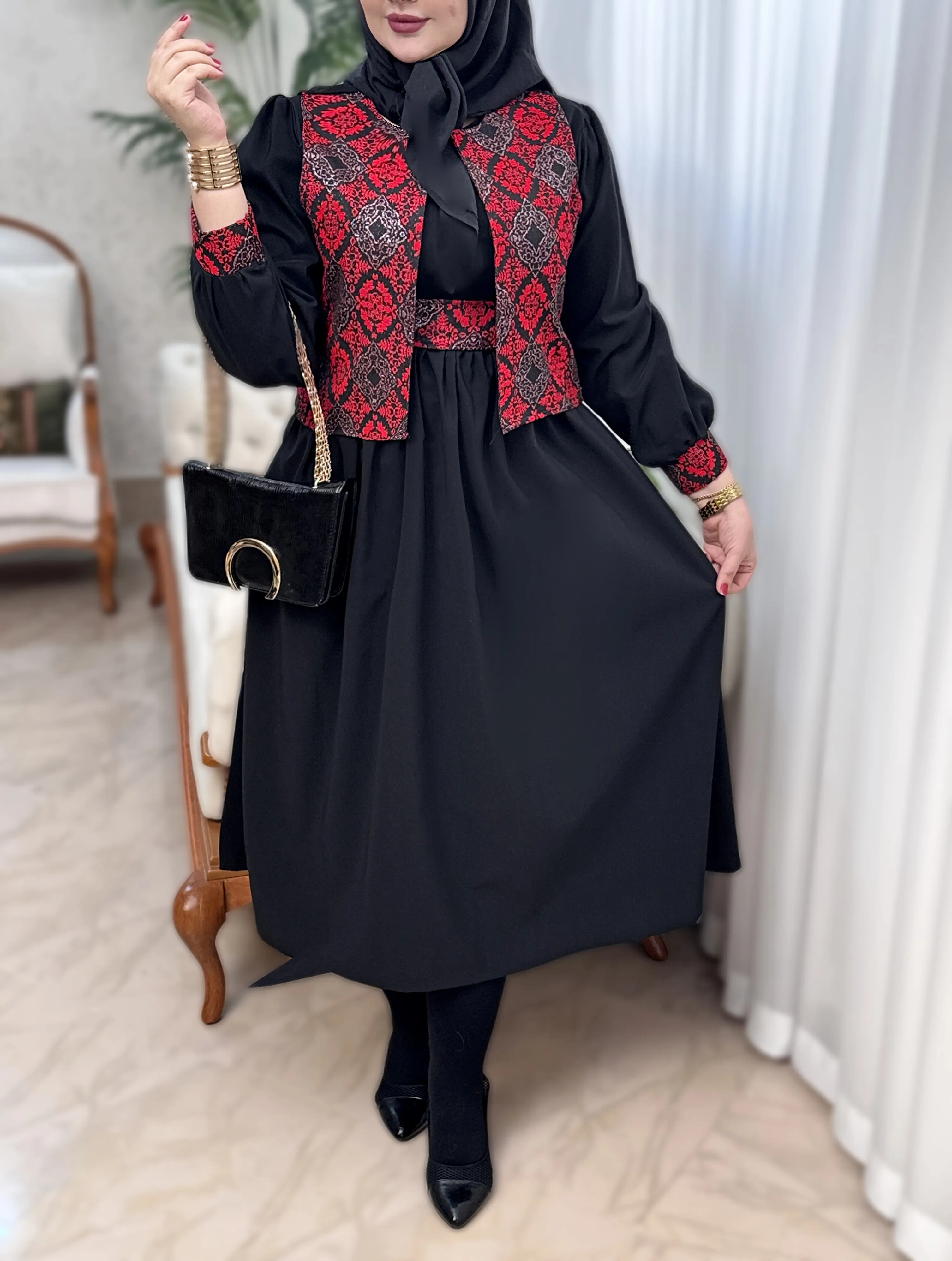ست پیراهن و ژیله  3201